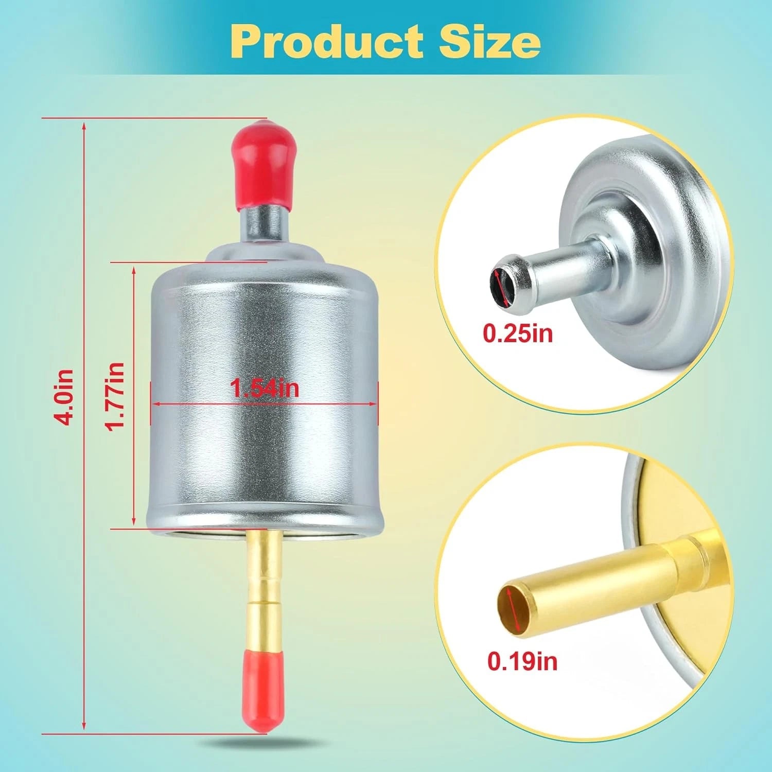 HPDI Fuel Filter for Yamaha 150-300 Hp (2000–2014) 60V-24251-01-00