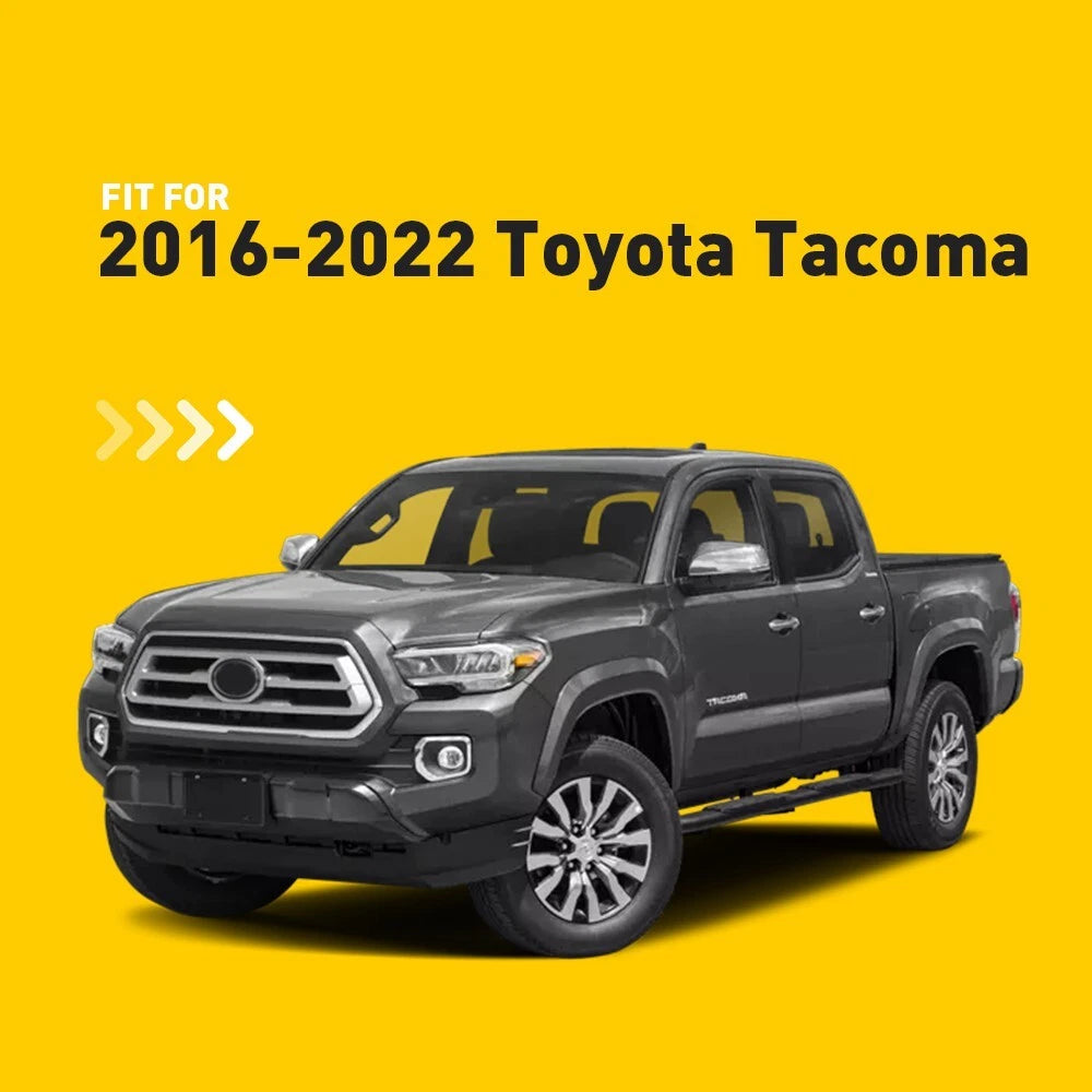 Set of 4 Vent Ring Outer Trim Covers Red Alloy for Toyota Tacoma (2016–2022)