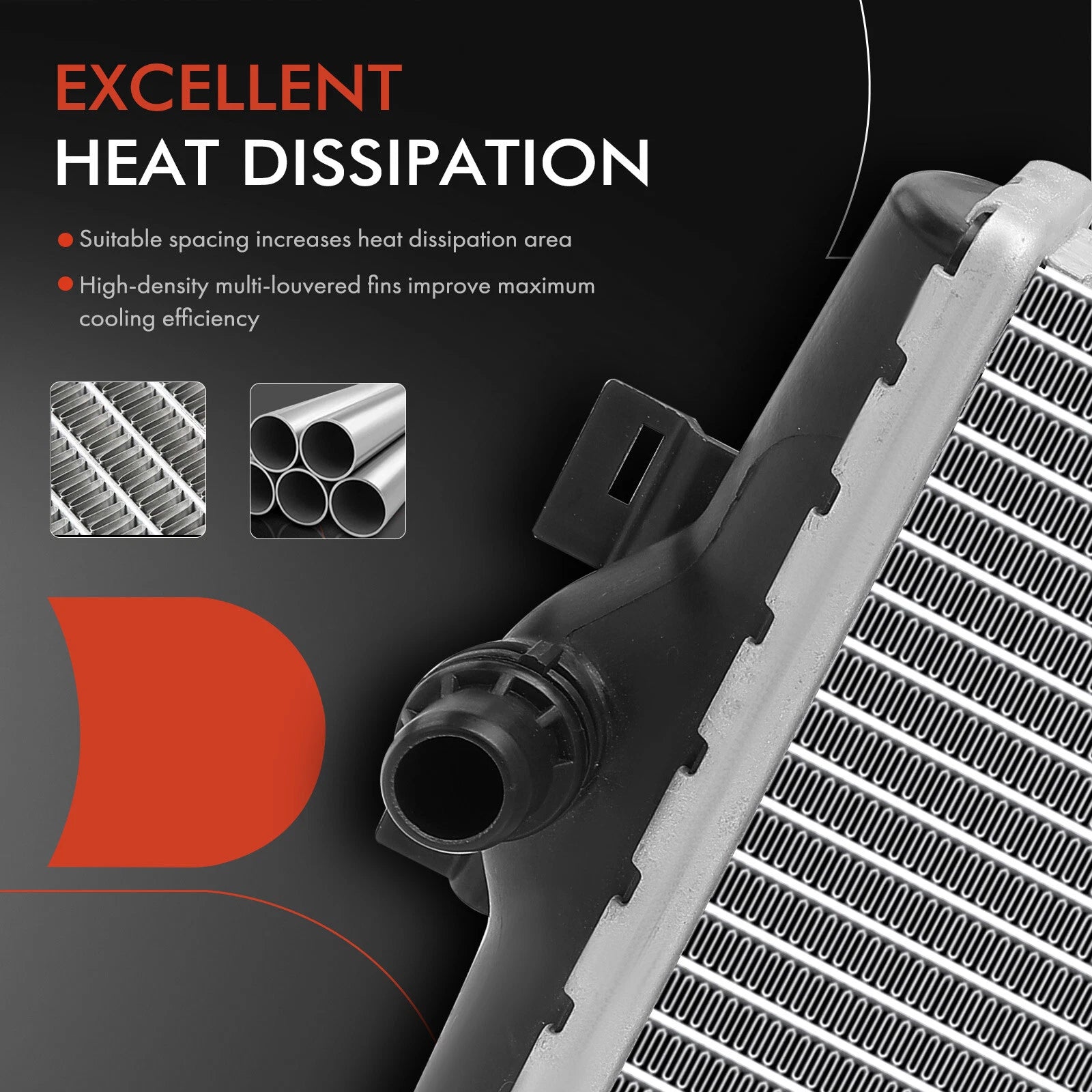 Radiator for BMW F30 328i, F32 428i, F22, F23 228i (2012–2016)