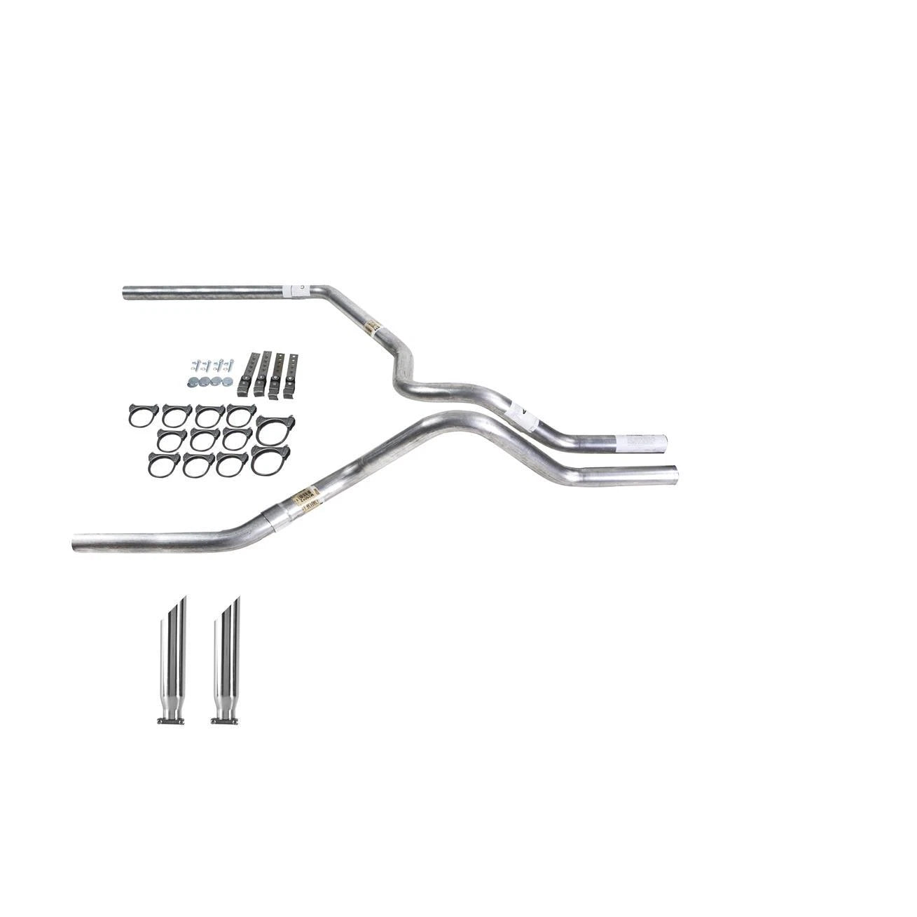Dual Exhaust Pipe for Titan (2004–2005) 2.5" No Muffler SC Tip