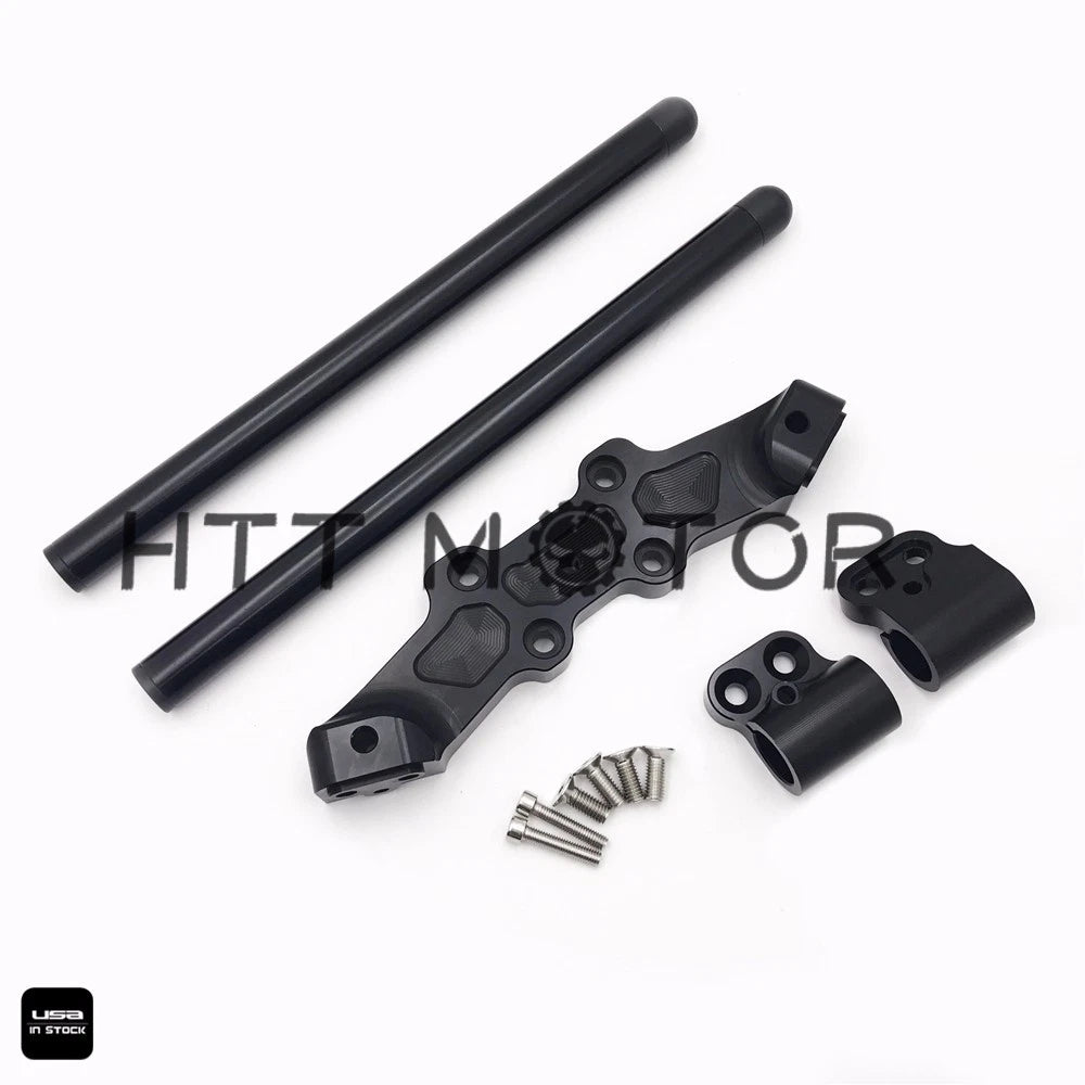 Clipon Adapter Plate & Handlebar Kit for Ducati Monster 696 796 1100 (2008–2015)