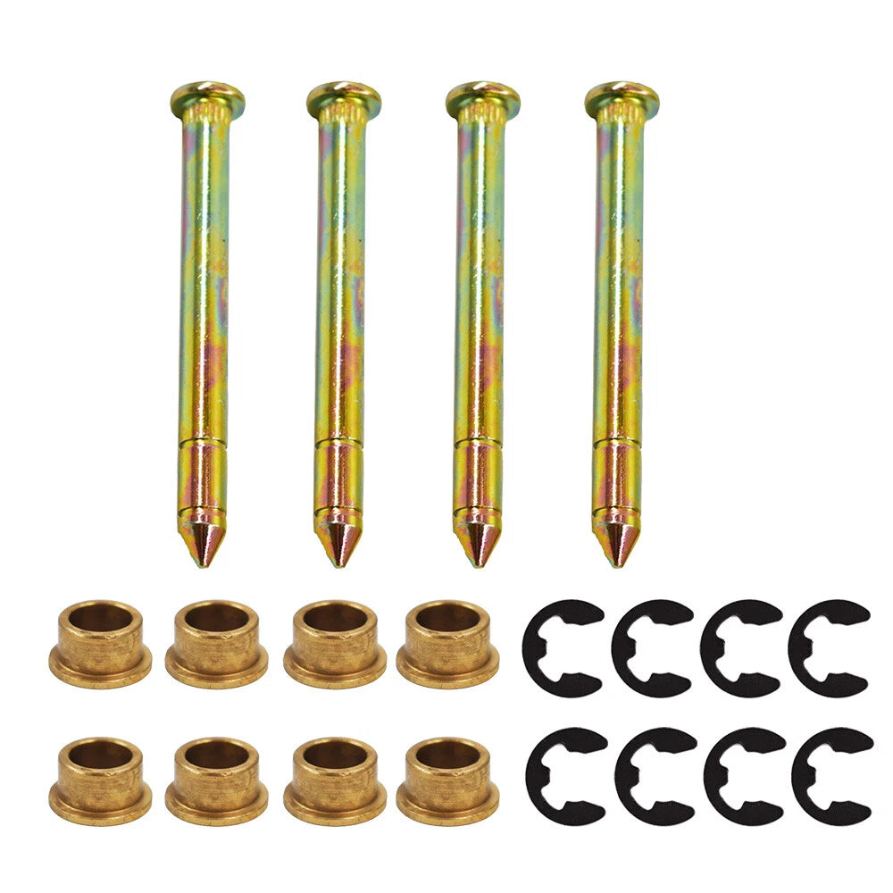 Set of 4 Door Hinge Pins Bushing Kit for Ford F-150 F-250 F-350 Bronco
