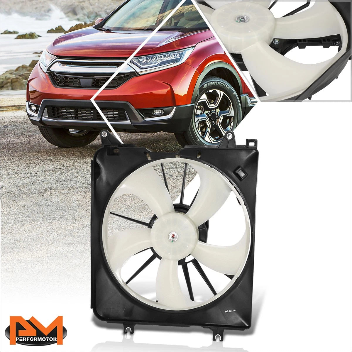 Radiator Cooling Fan Assembly for Honda CR-V (2017–2022)