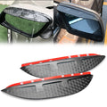 2Pcs Carbon Fiber Side Mirror Rain Snow Visor Guards for Nissan (2014–2024)