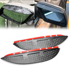 2Pcs Carbon Fiber Side Mirror Rain Snow Visor Guards for Nissan (2014–2024)