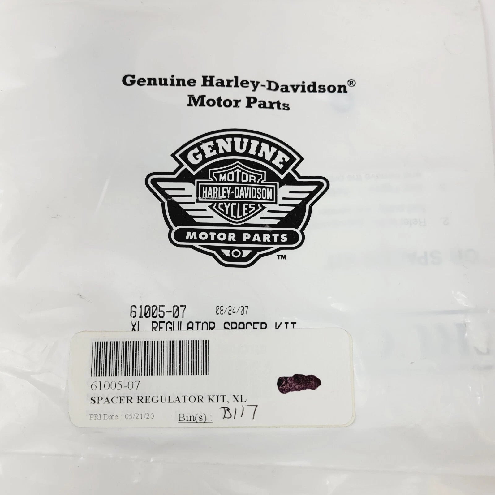Regulator Spacer Kit for Harley Davidson XL (2007) 61005-07