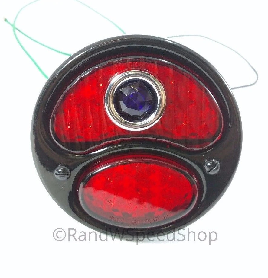 LED Tail Light Stop Light Blue Dot Right for 1928-1931 Ford Model A