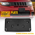 Front License Plate Frame Mount Bracket for Jeep Grand Cherokee (2017–2021)