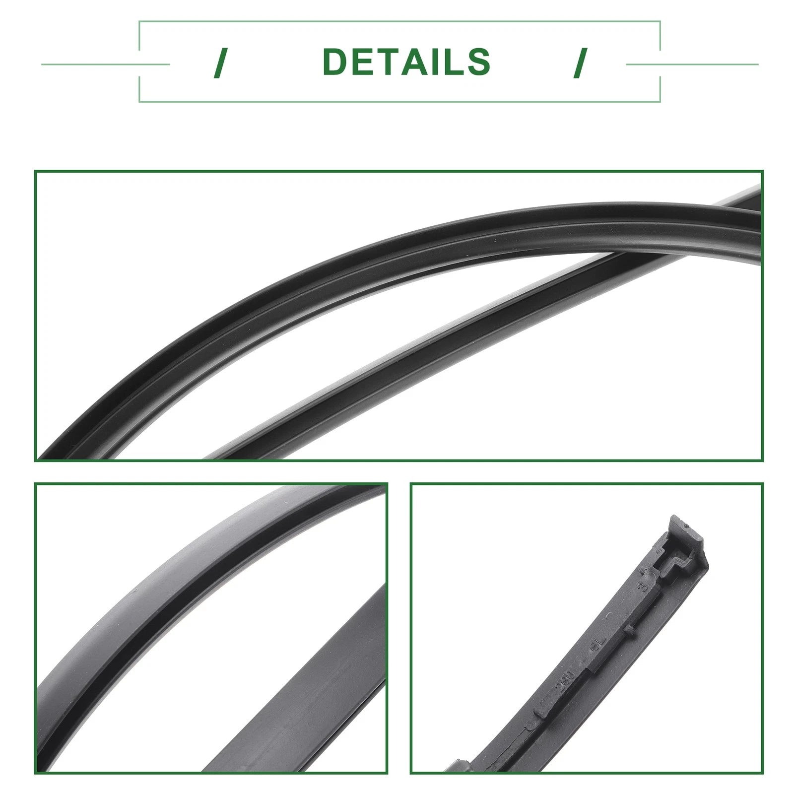 Left Side Roof Sealing Strip Sunroof Trim No. 7555606130 for Toyota Camry (2018–2022)
