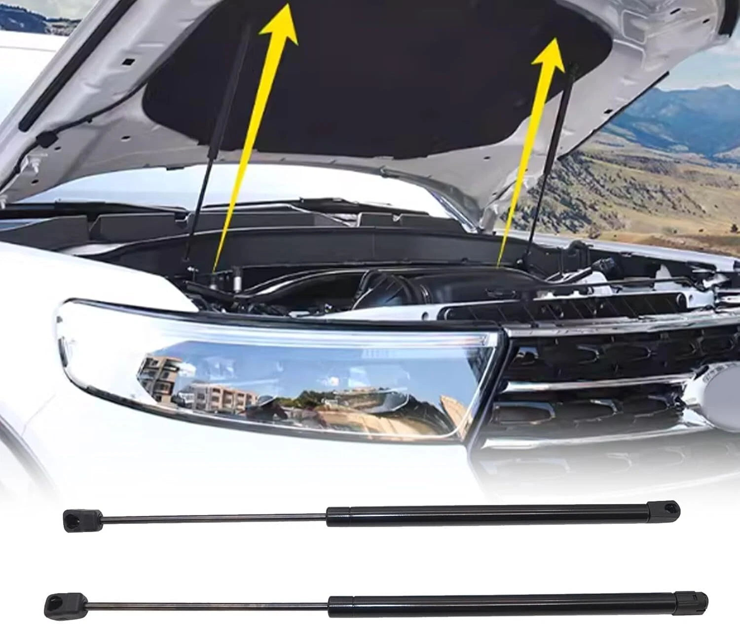 Front Hood Gas Lift Supports Struts for Ford F-250 F-350 (2017–2022)