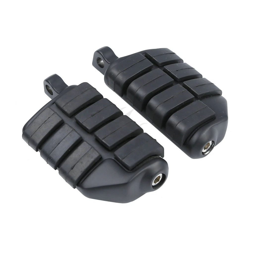 Matt Black Male Mount Footrests Foot Pegs for Harley Touring Electra Glide