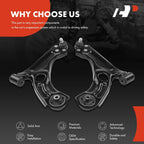 2X Front Lower Control Arm with Ball Joint for Chevy Sonic (2012-2020)