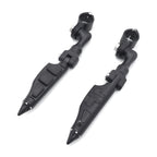 3" Stiletto Spike Foot Pegs for Harley Honda Yamaha (1.25" Engine Guard)