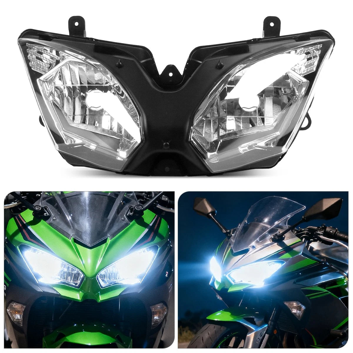 Front Headlight Assembly for Kawasaki Ninja 650 (2017–2019) EX650