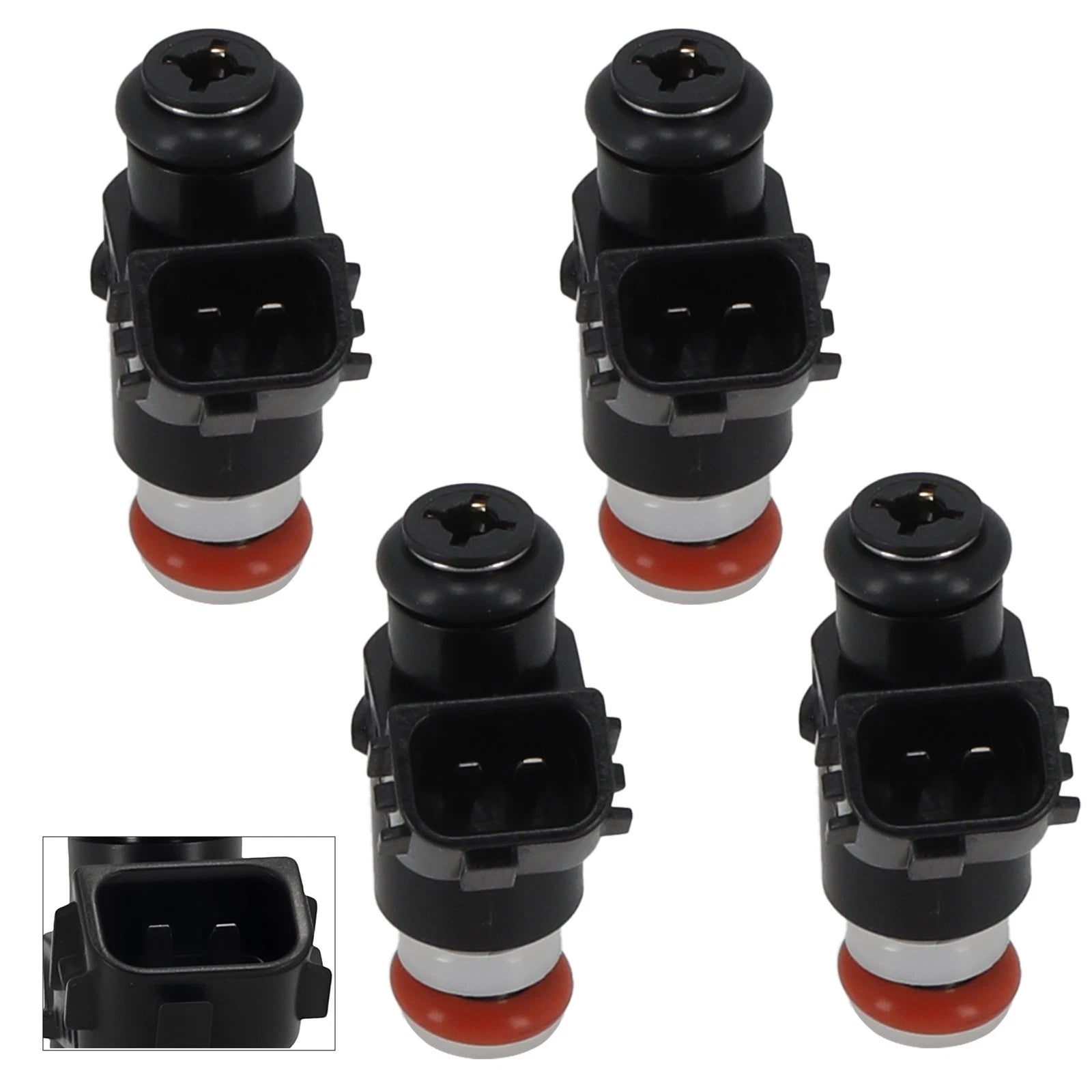 Set of 4 Fuel Injectors for Honda Civic 1.7L (2001–2005) D17A2 16450PLC003