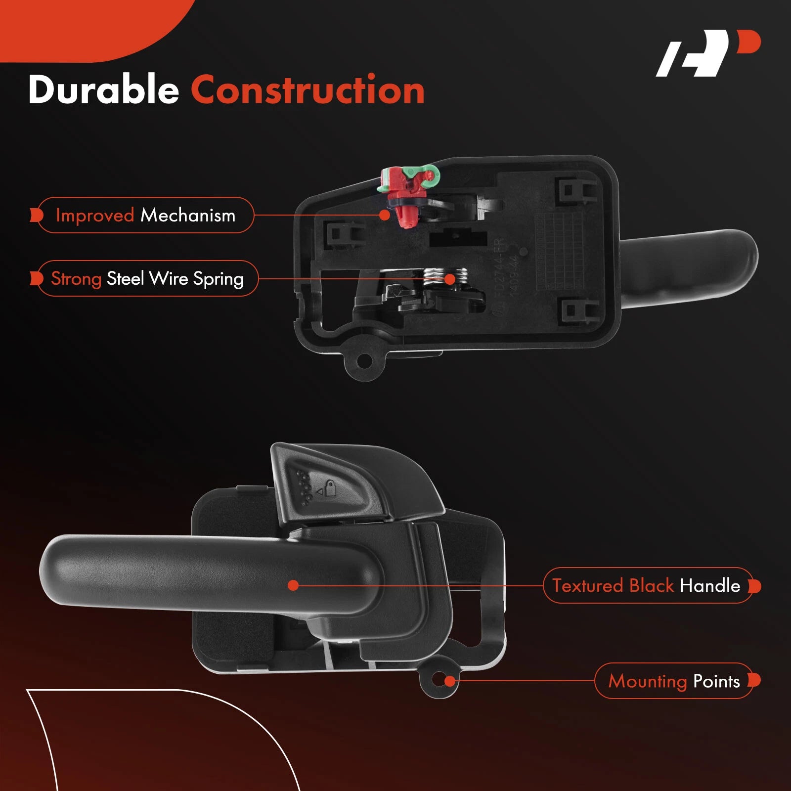 Front Right Interior Door Handle for Ford Explorer Mercury (2002-2005)