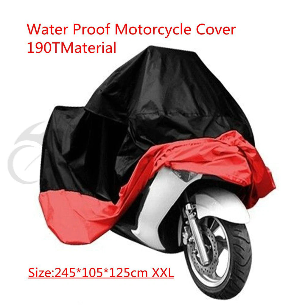 XXL 190T Waterproof Motorcycle Storage Cover for ATV/Scooter (Outdoor)