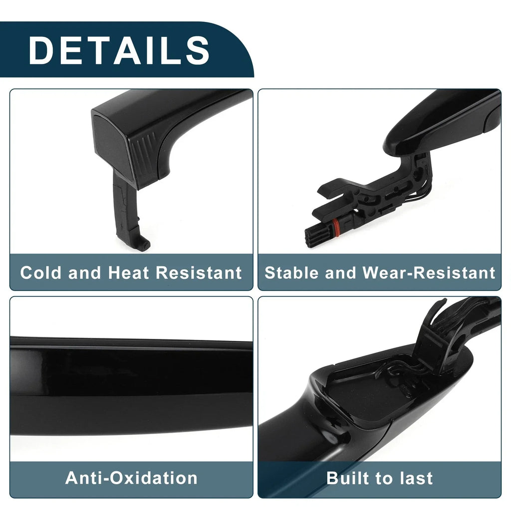 Door Handle Front Left Exterior for BMW X5 E70 E71 E72 Black