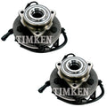 Set of 2 Front Timken Wheel Bearing & Hub Kits for Ford Explorer (2006–2010)