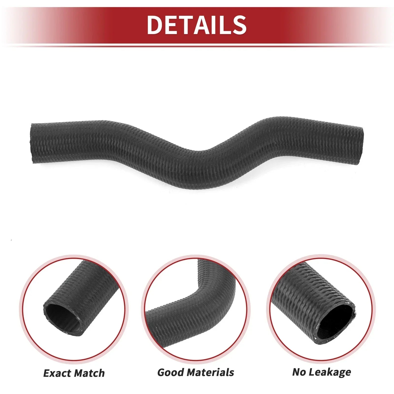 Radiator Hose for Honda Civic 1.7L Rubber Black (2001-2005)