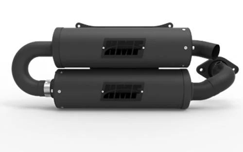 HMF Blackout Ultra Quiet Twin Loop Exhaust for Polaris RZR S 1000 (2016–2023)