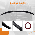 Black Trunk Wing Spoiler for Toyota Corolla (2020-2024)
