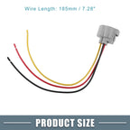 Set of 2 Turn Light Signal Plug Connector Harness 26243-5HA0A for Nissan