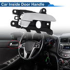 Front Driver Side Interior Door Handle for Kia K3 (2014–2017) Black Chrome