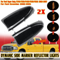 2x Smoked LED Side Mirror Light Kit Switchback for Ford F-250-F-450(2003–2007)