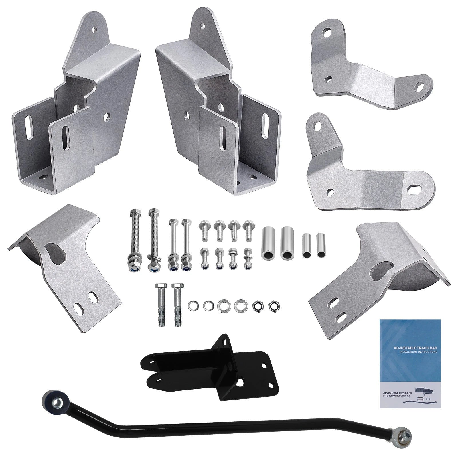 Adjustable Track Bar Drop Bracket for Jeep Cherokee XJ (1984–2001) 4.5-6.5" Lift