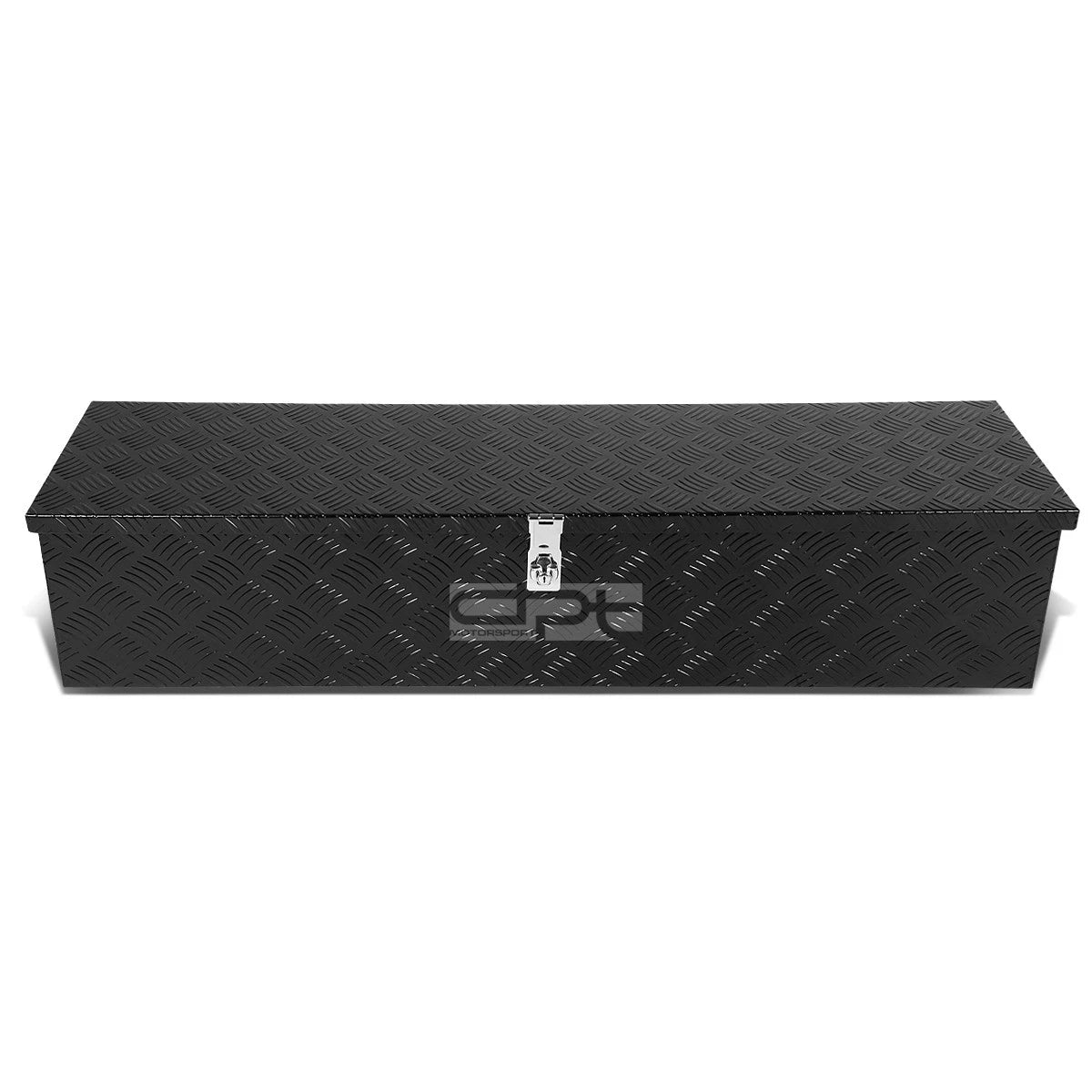 Aluminum Black Pickup Trunk Bed Tool Box for Trailer Storage (49" X13" X10")
