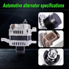 Alternator 160A for Dodge Journey 2.4L (2009–2020) 4801490AA A2TX0281 11440N