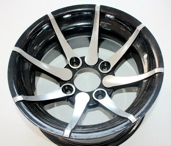 Pair of 12" Alloy Wheel Rims for Quad Dirt Bike ATV UTV (25X8-12)