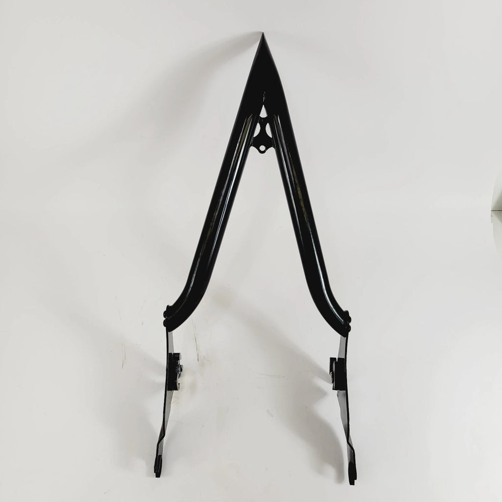 24" Tall Black Sissy Bar for Harley Road Glide, Street Touring, Road King (2009–2024)