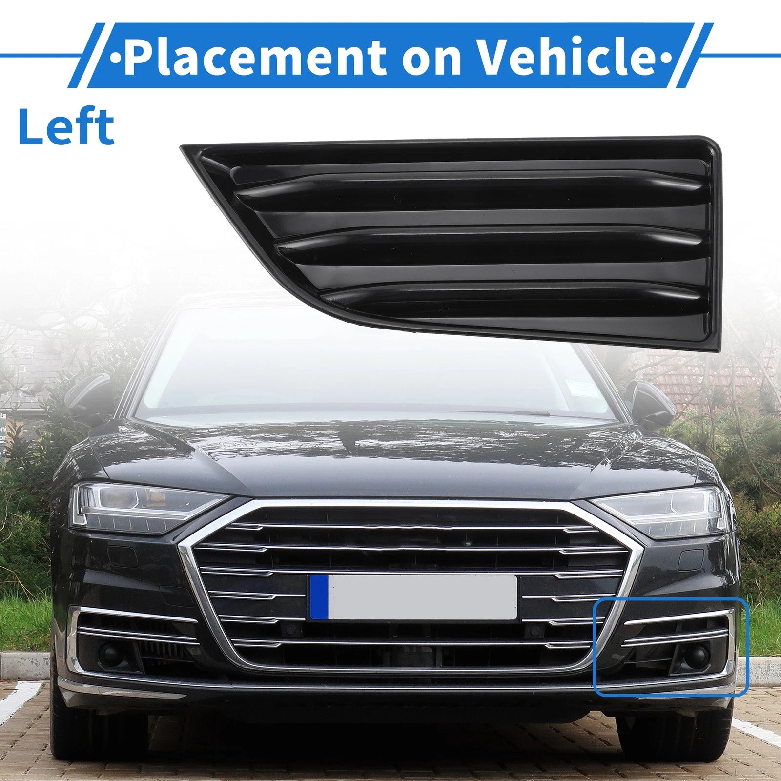 1 Pc Fog Light Grill for Chevrolet Traverse (2022–2023) No. 84541296