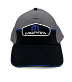 Mopar Blue M Script Hat Cap 3D Rubberized Logo for Vehicles (Fits All)