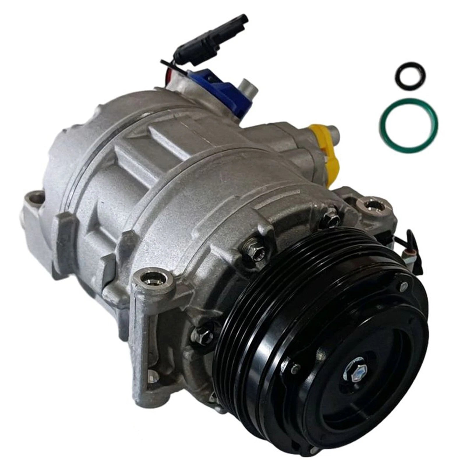 AC Compressor w/4-Groove for BMW F07 550i GT F12 F13 650i F01 F02 X5 X6 (2010–2017) CO29118C