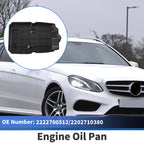 Engine Oil Pan for Mercedes-Benz E350 (2000–2017) No.2222700512 Aluminum Black