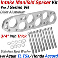 Billet Intake Manifold Spacer for Acura TL TSX Accord (3/4" Thick)