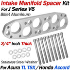 Billet Intake Manifold Spacer for Acura TL TSX Accord (3/4" Thick)