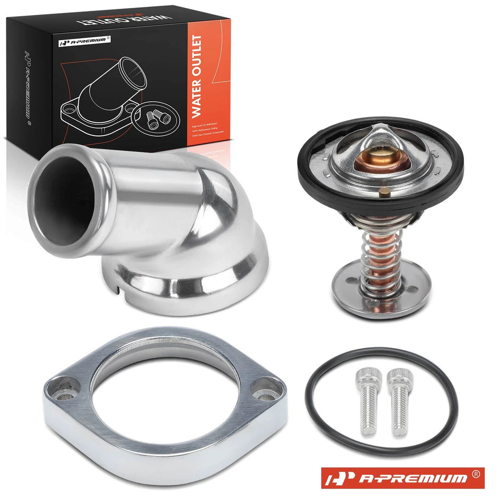 Polished Aluminum Engine Thermostat for Chevy Corvette (1997–2013)