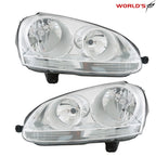 Chrome Headlights for Volkswagen Rabbit & Jetta (2005–2009)