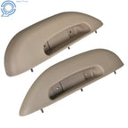 Set of 2 Tan Interior Door Armrests for 1996–2002 Chevy GMC Van