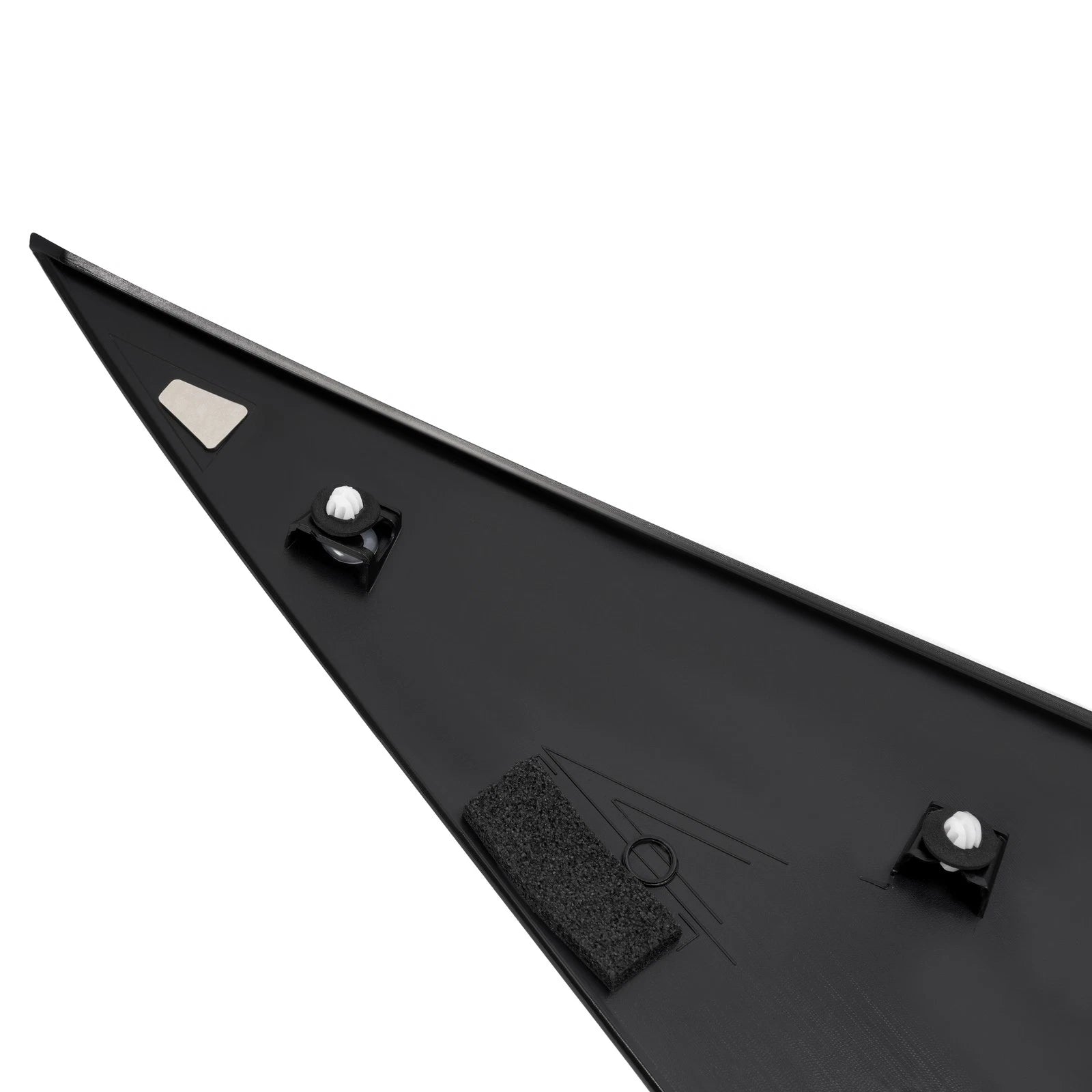 Gloss Black Rear Quarter Moldings Cover Panel for Toyota Prius Prime (2016-2022)