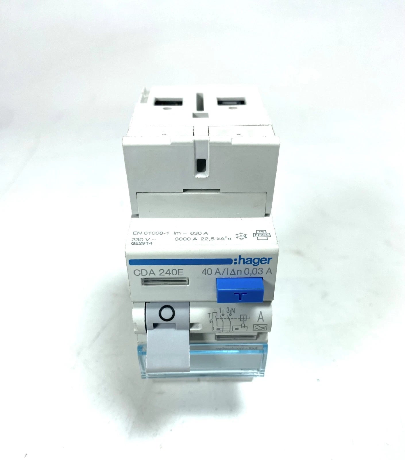 2X Circuit Breaker 40A for Hager CDA 240E (230V)