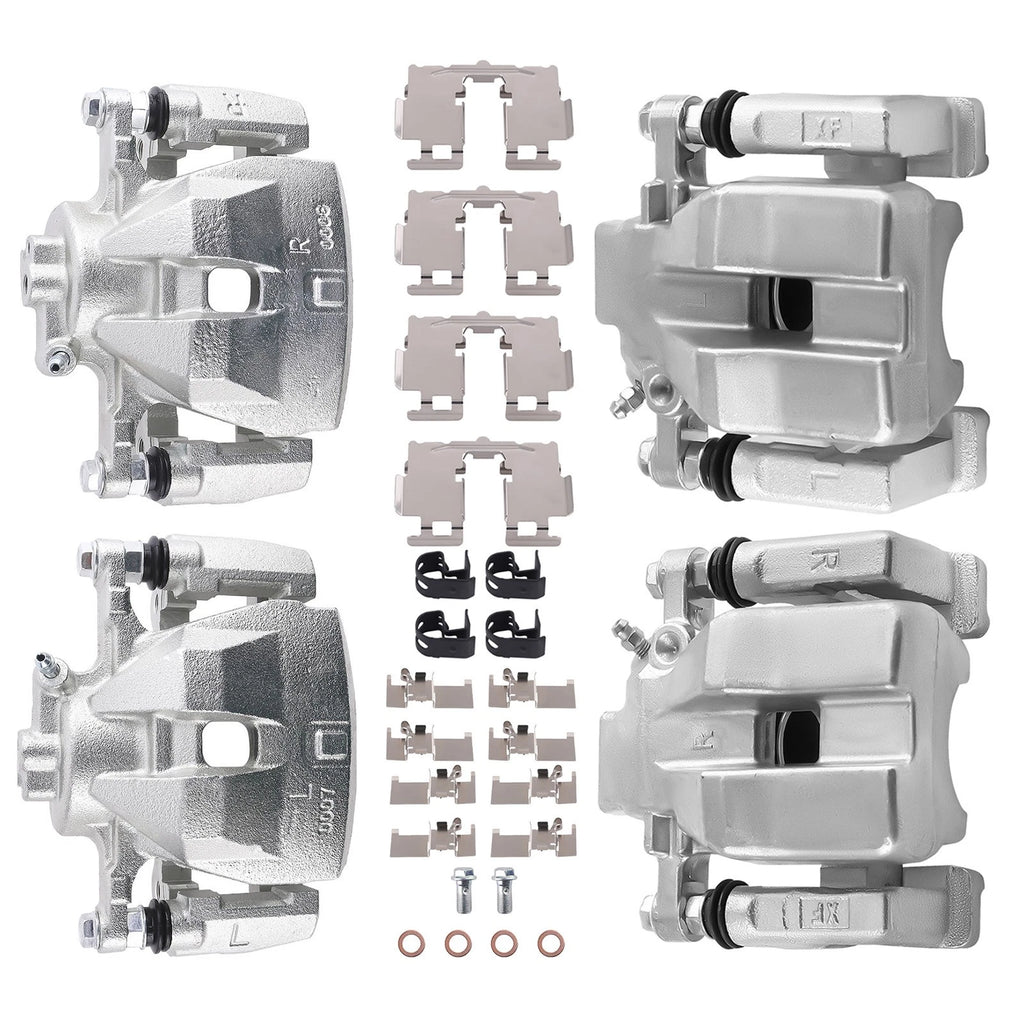Front Rear Left Right Disc Brake Caliper Kit for Toyota Avalon Camry (2019–2023)