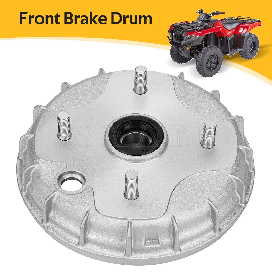 Front Brake Drum Hub for Honda Rancher 350 TRX350TM 2x4 (2000–2006) 44600-HN4-670