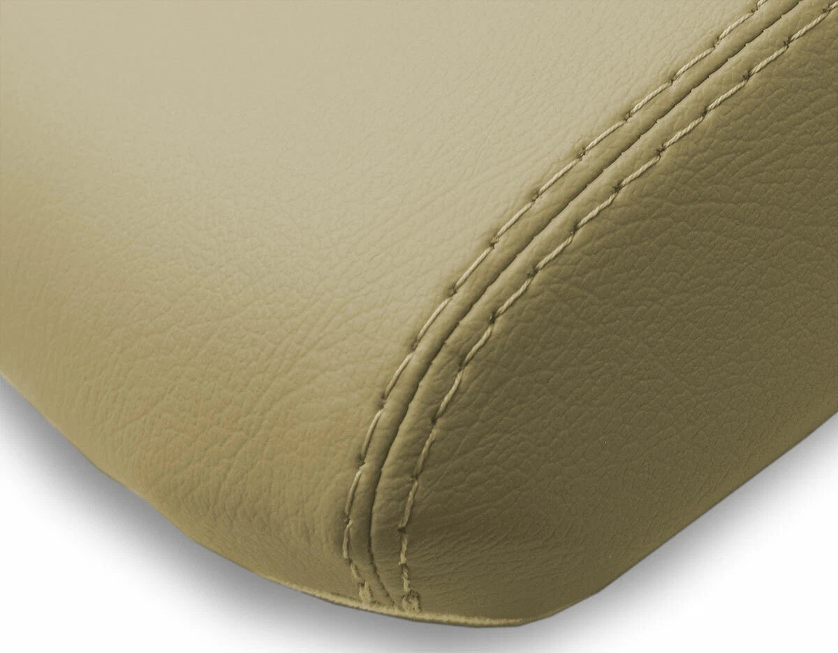 Leather Console Lid Pull Over Cover for Toyota 4Runner (2010–2019) Beige