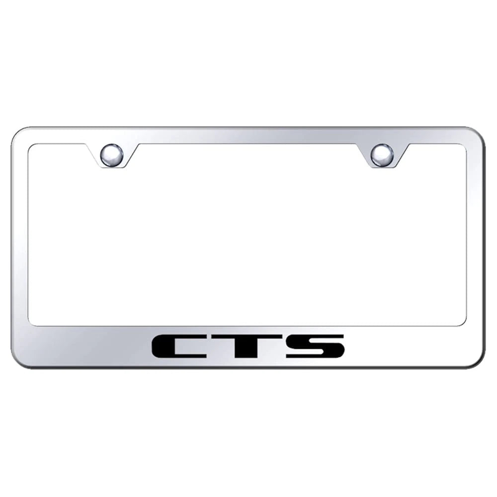Stainless Steel License Plate Frame - Officially Licensed for Cadillac CTS