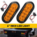 2X 6" LED Oval Signal Stop Turn Tail Lights for Pickup Truck